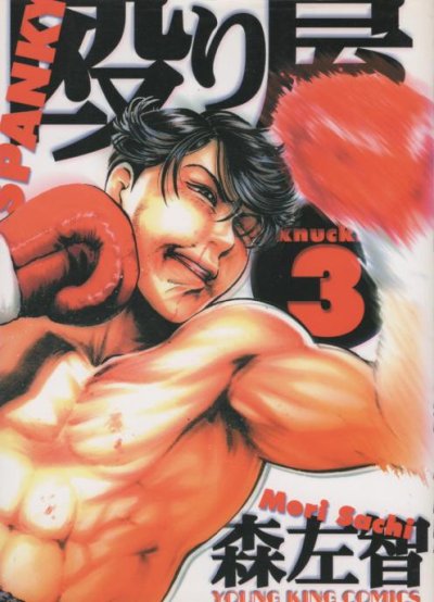 殴り屋、コミック本3巻です。漫画家は、森左智です。