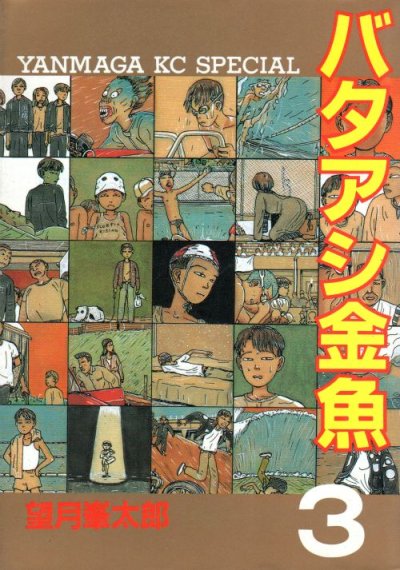 バタアシ金魚、コミック本3巻です。漫画家は、望月峯太郎です。