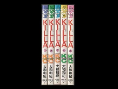 KILLA、漫画本を全巻コミックセットで販売しています。