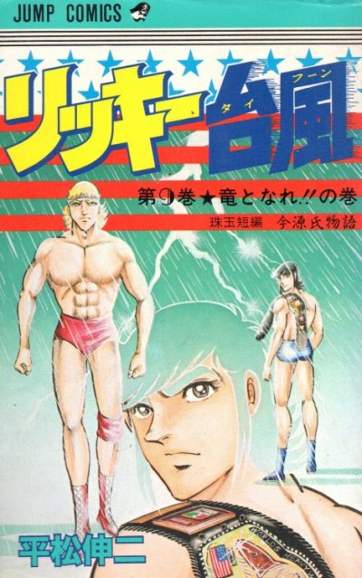平松伸二の、漫画、リッキー台風の最終巻です。