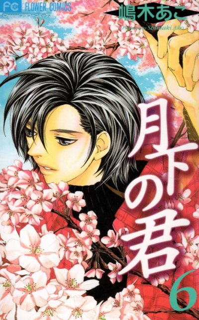 嶋木あこの、漫画、月下の君の表紙画像です。