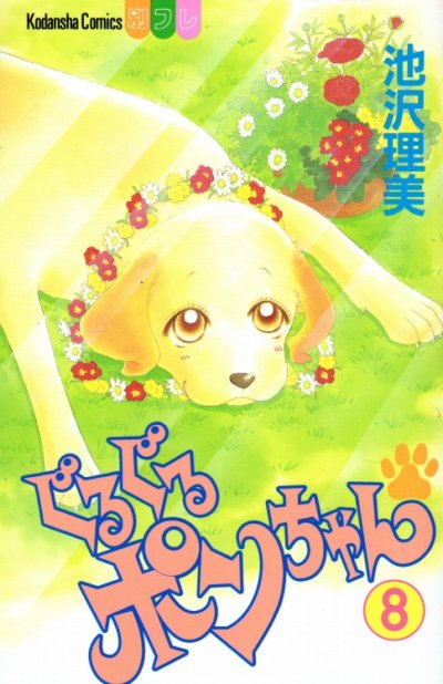 池沢理美の、漫画、ぐるぐるポンちゃんの表紙画像です。