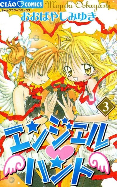 エンジェルハント、コミック本3巻です。漫画家は、おおばやしみゆきです。