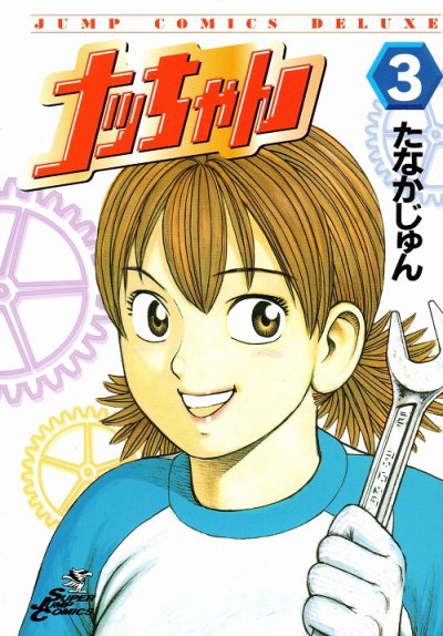 ナッちゃん、コミック本3巻です。漫画家は、たなかじゅんです。