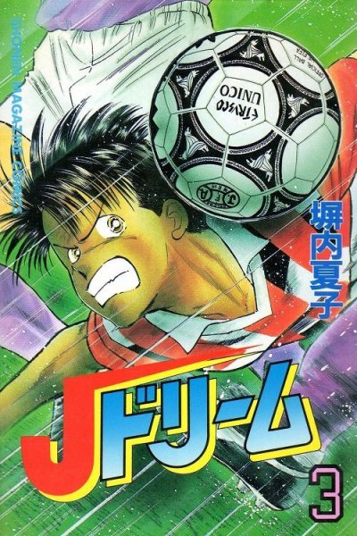 Jドリーム、コミック本3巻です。漫画家は、塀内夏子です。