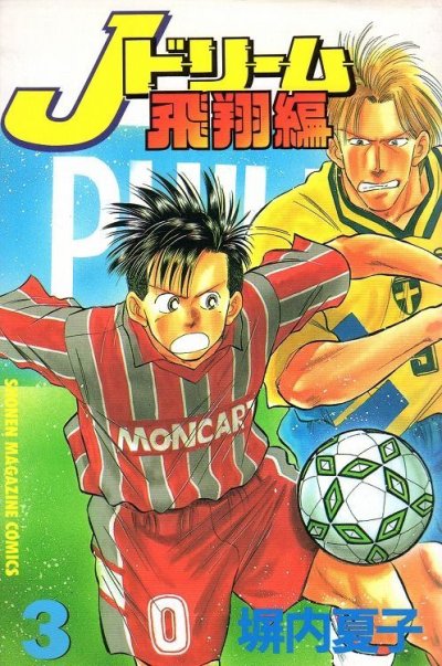 Jドリーム飛翔編、コミック本3巻です。漫画家は、塀内夏子です。