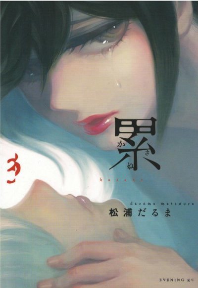 人気コミック、累[かさね]、単行本の3巻です。漫画家は、松浦だるまです。