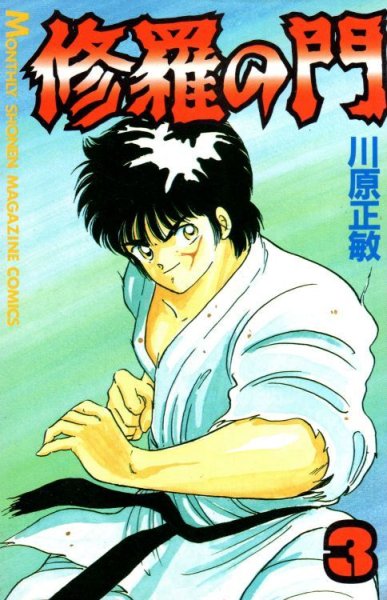 修羅の門、コミック本3巻です。漫画家は、川原正敏です。