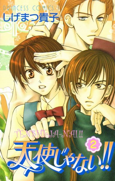 天使じゃない、単行本2巻です。マンガの作者は、しげまつ貴子です。