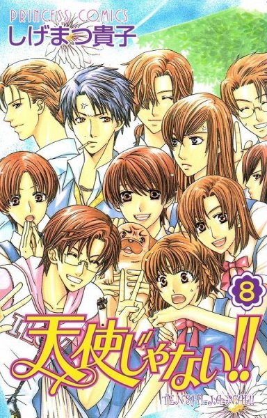 しげまつ貴子の、漫画、天使じゃないの最終巻です。