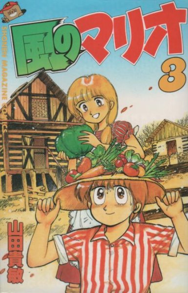 風のマリオ、コミック本3巻です。漫画家は、山田貴敏です。
