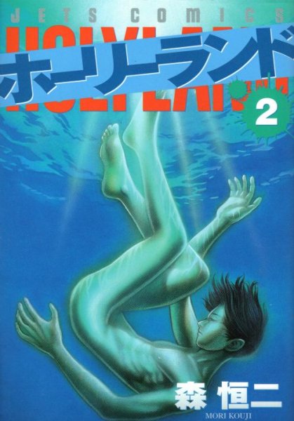 ホーリーランド、単行本2巻です。マンガの作者は、森恒二です。