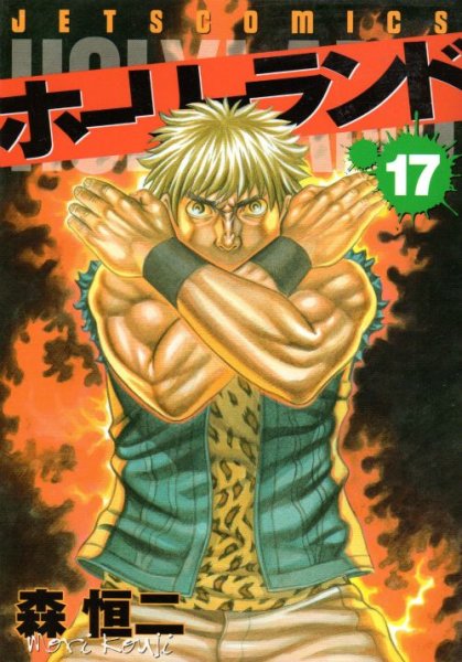 森恒二の、漫画、ホーリーランドの表紙画像です。