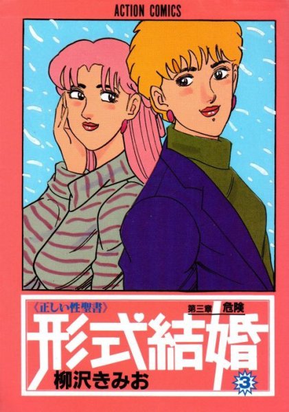 形式結婚、コミック本3巻です。漫画家は、柳沢きみおです。