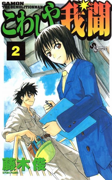 こわしや我聞、単行本2巻です。マンガの作者は、藤木俊です。
